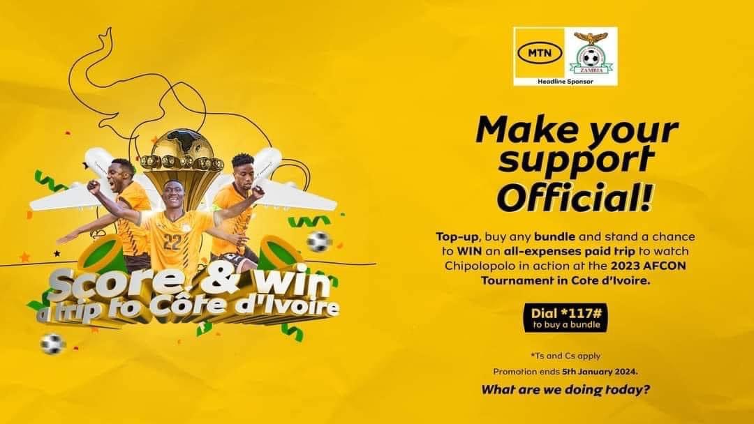 MTN Zambia Launches New Afcon Campaign to Send Some Lucky Customers to ...
