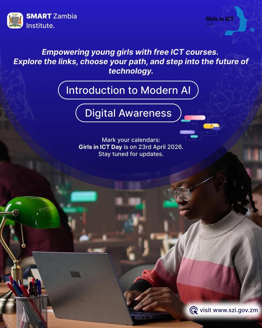 SMART Zambia Offers Free ICT Training for Girls to Mark Girls in ICT ...